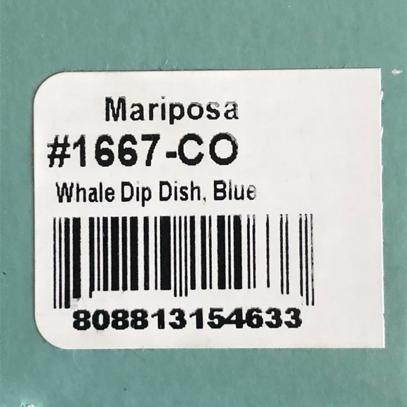 NOT for Sale - Mariposa - blue Whale Dip Dish - Picture 8 of 8